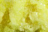 Bright-Yellow Sulfur Crystals - Bolivia #350632-1